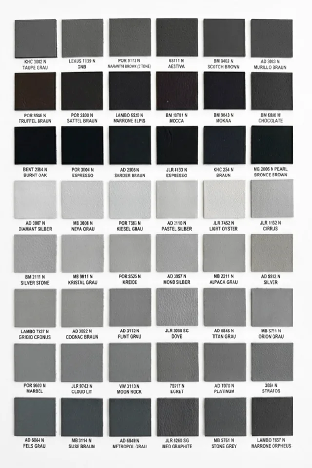 Automotive Leather 2025/2026 colour catalogue — 4