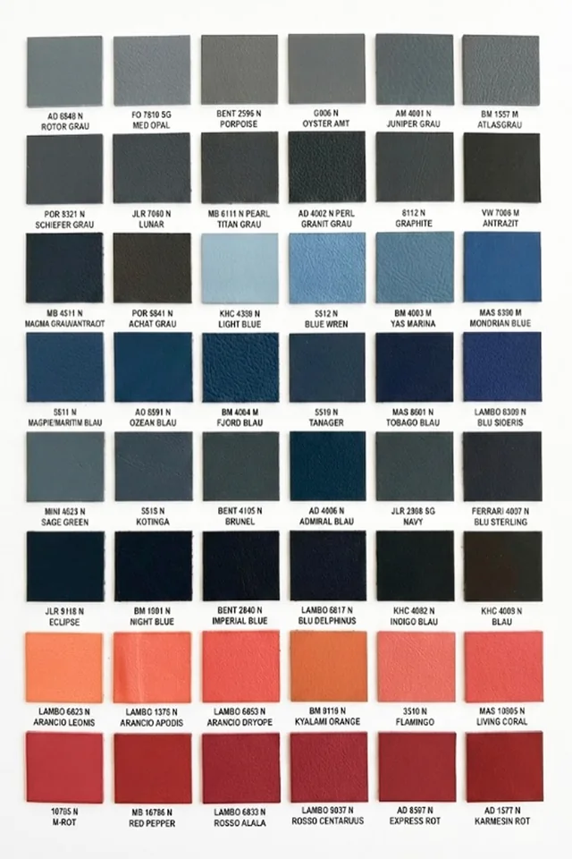 Automotive Leather 2025/2026 colour catalogue — 5