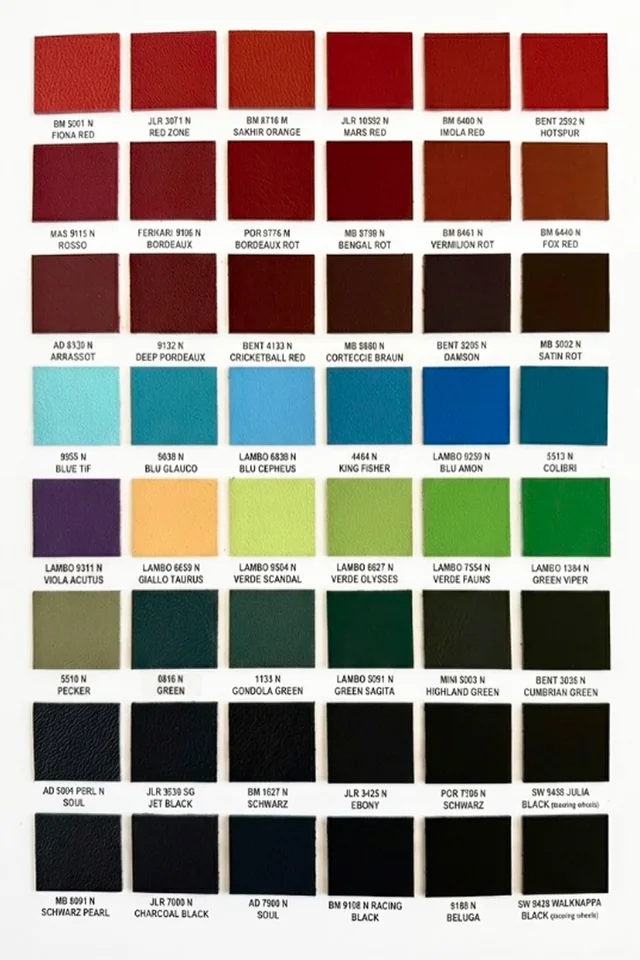 Automotive Leather 2025/2026 colour catalogue — 6
